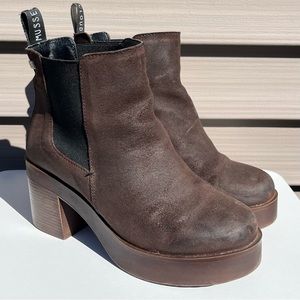 Musse and Cloud / Anthropologie Leather Boots W7 / 38